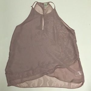 Paper crane halter shirt